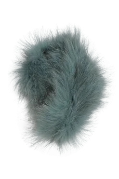 Hot Fox Belly Tricot Fur Collar Women Fox