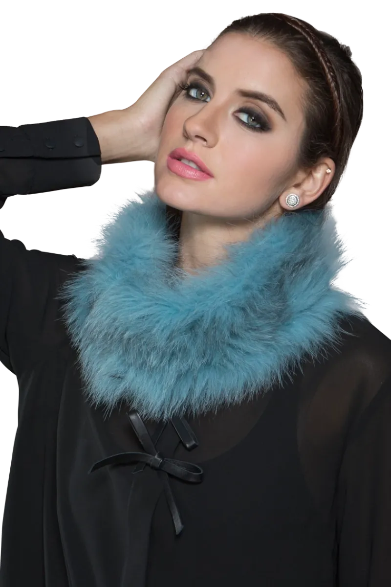 Hot Fox Belly Tricot Fur Collar Women Fox