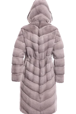 Discount Hooded Reversible & Multi-Color Tuxedo Mink Fur Coat Women Mink|Fur Coats