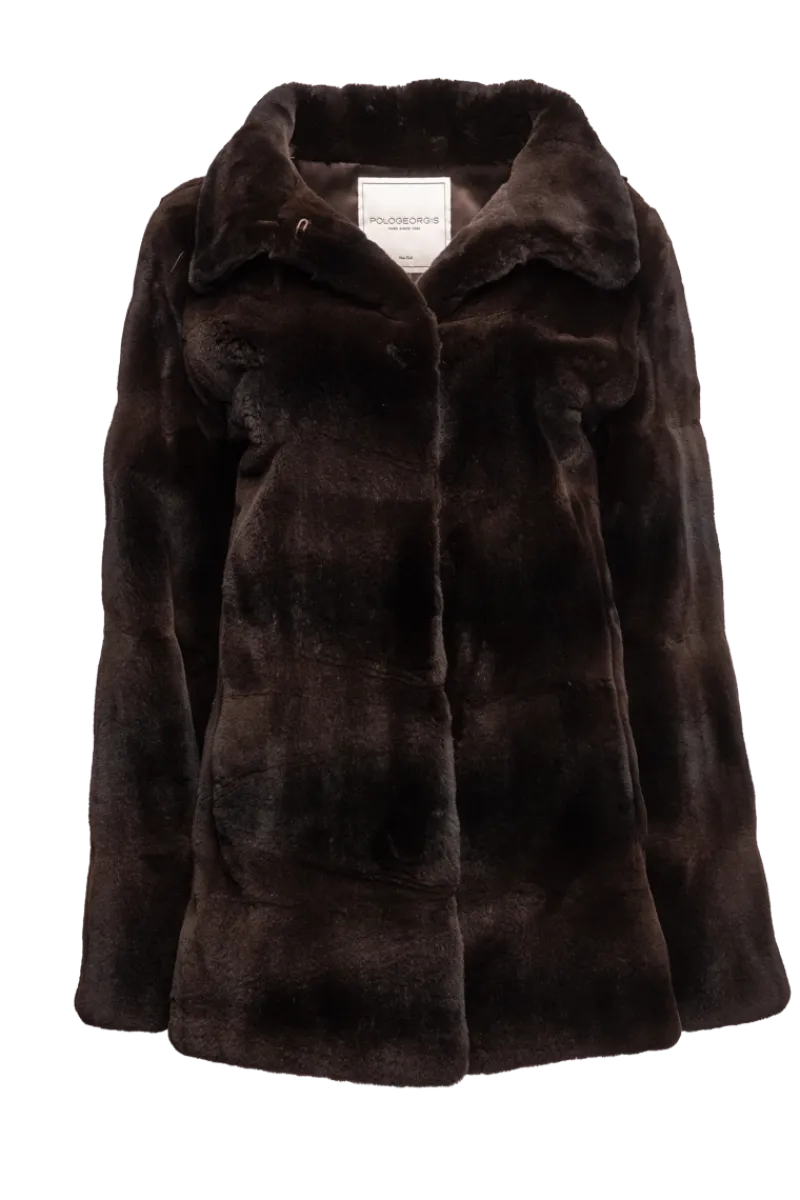 Horizontal Mink Fur Jacket Women Fur Jackets