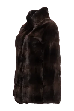 Horizontal Mink Fur Jacket Women Fur Jackets