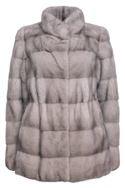 New Horizontal Natural Fur Jacket Women Mink|Fur Jackets