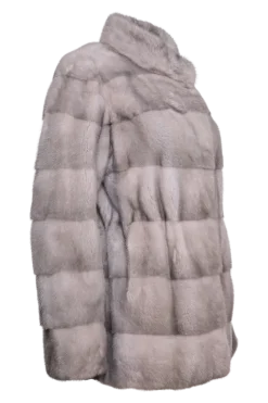 New Horizontal Natural Fur Jacket Women Mink|Fur Jackets