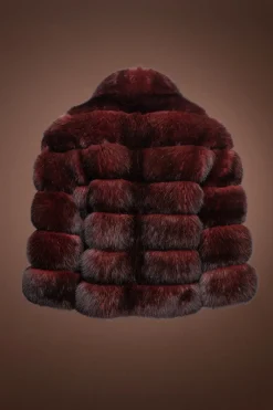 Online Horizontal Sable Fur Bolero Women Fur Jackets