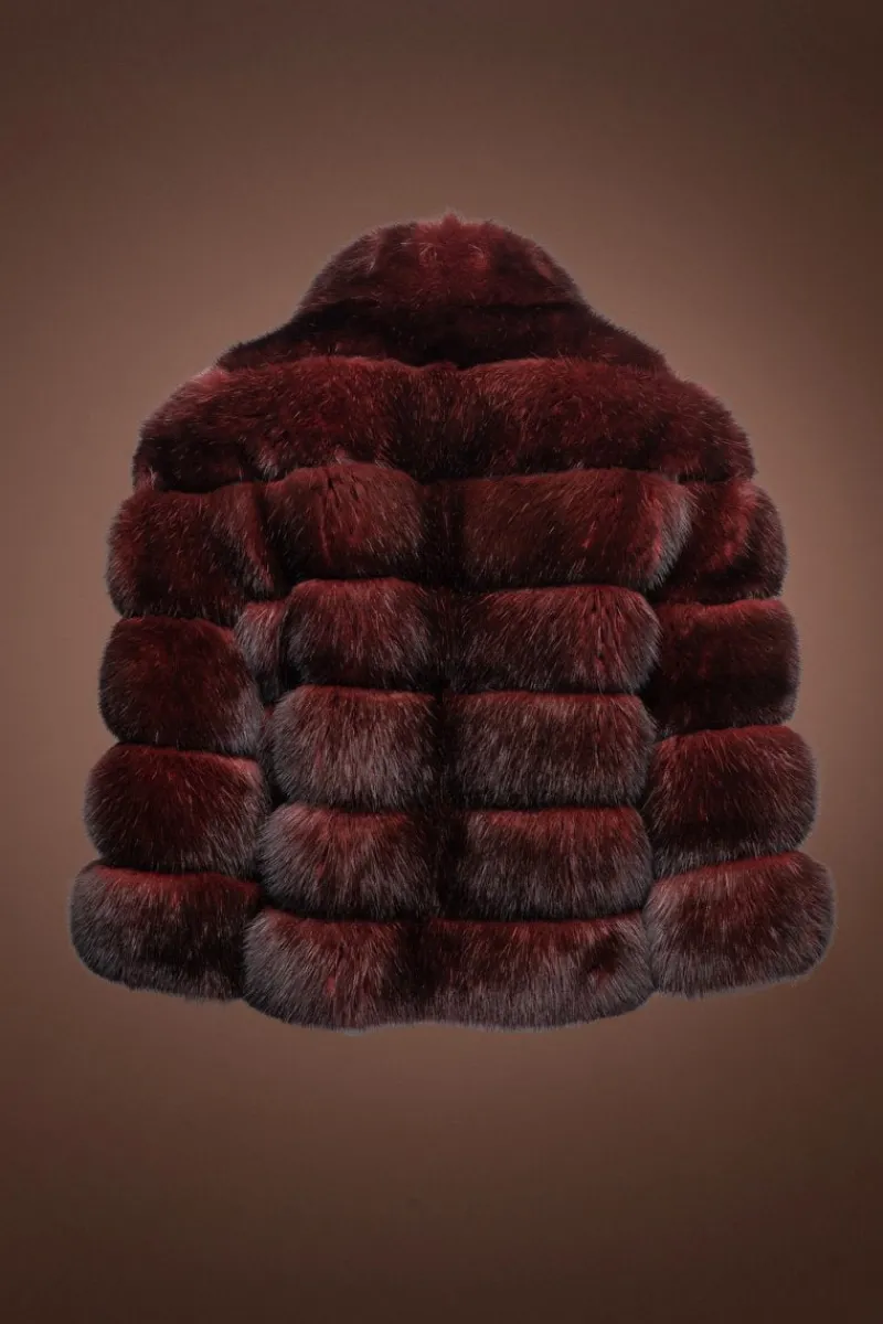 Online Horizontal Sable Fur Bolero Women Fur Jackets