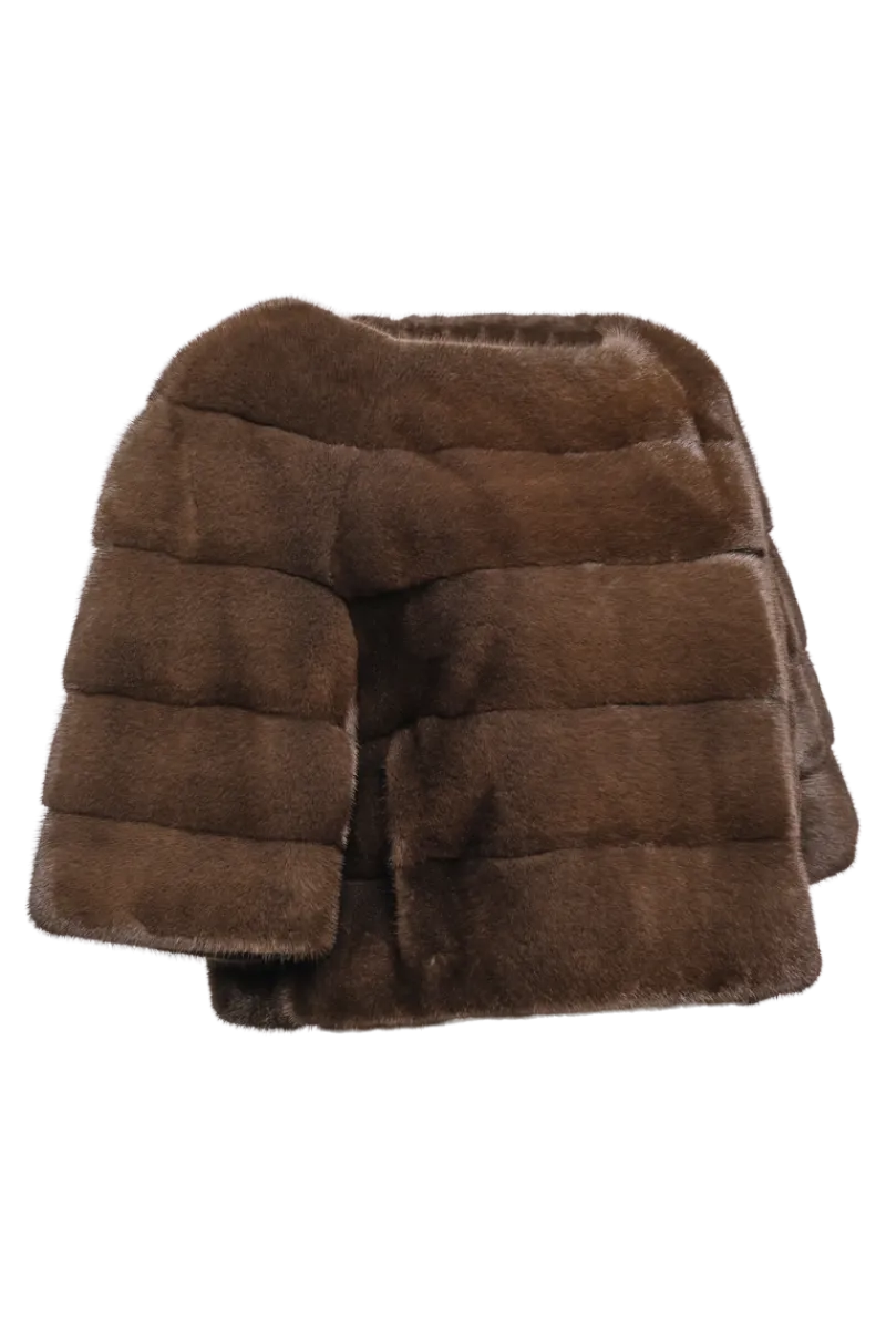 New Horizontal Solid Color Mink Fur Pull - Over - Side Zipper Women Fur Jackets|Mink