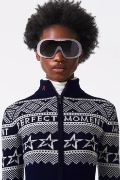 Hot Instarsia-Knit Merino Wool Jumpsuit Women Ski Layers