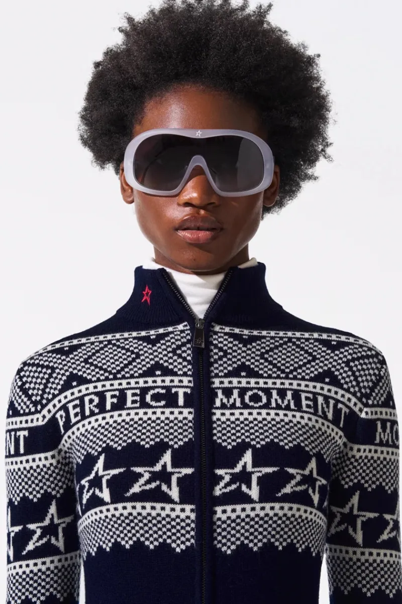 Hot Instarsia-Knit Merino Wool Jumpsuit Women Ski Layers