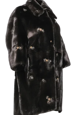 Outlet Jeweled Mink Fur Coat Women Mink|Fur Coats