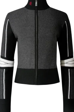 Sale JG Zip Through Knit Sweater Women Ski Layers
