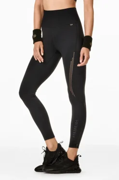 Hot Juliette Laser Cut Tights Women All Activewear
