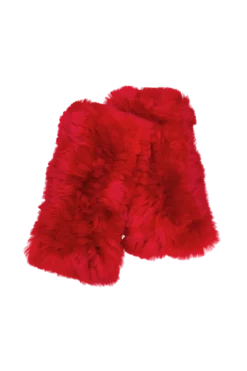 Best Knitted Fingerless Rex Rabbit Fur Gloves Women Gloves|Rex Rabbit