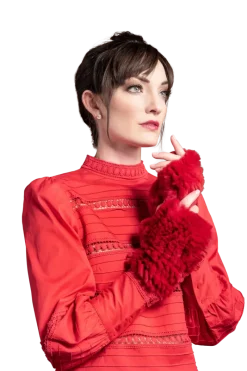 Best Knitted Fingerless Rex Rabbit Fur Gloves Women Gloves|Rex Rabbit