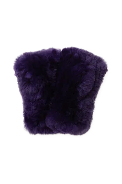 Best Knitted Fingerless Rex Rabbit Fur Gloves Women Gloves|Rex Rabbit