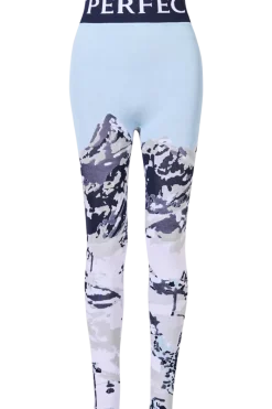 Hot Print Jacquard Leggings Women Ski Layers