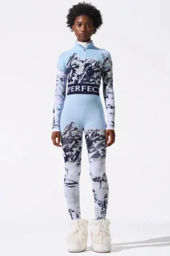 Hot Print Jacquard Leggings Women Ski Layers