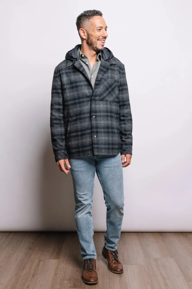 Clearance Larry Plaid Shirt Jacket - Shacket Après Ski