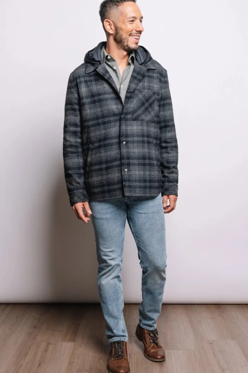 Clearance Larry Plaid Shirt Jacket - Shacket Après Ski