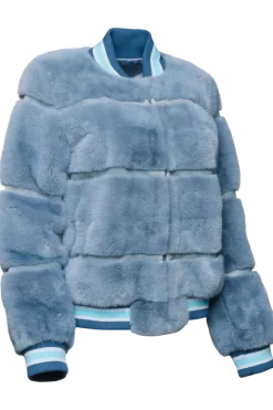 Sale Baseball Zip Up Mink Fur Jacket Women Mink|Fur Jackets
