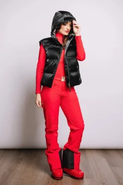 Livy Down Ski Vest Women Ski Layers