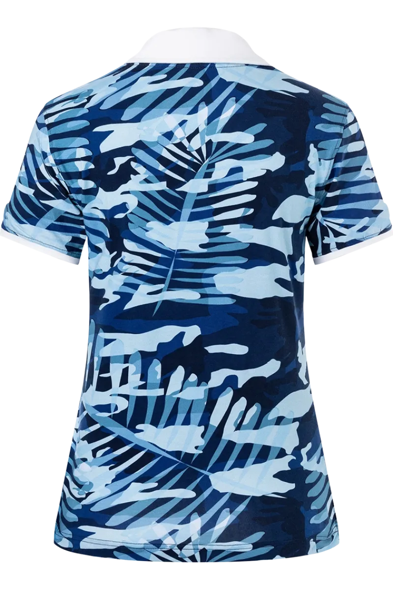 Best Lumi 2 Palm Print Golf Shirt - Women All Golf Clothes