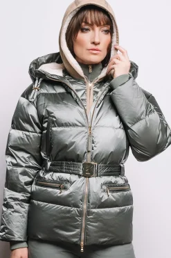 Clearance Lyra Shearling & Down Ski Jacket Women Ski Jackets