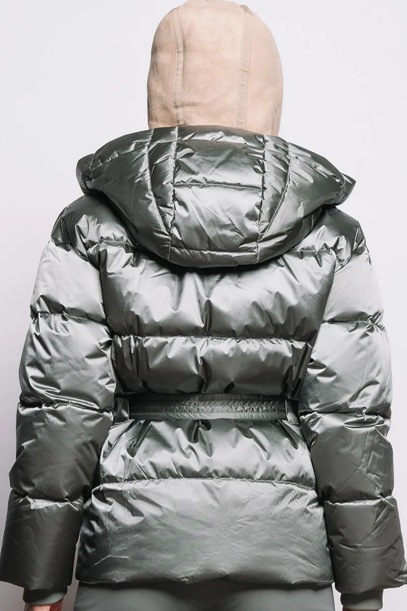 Clearance Lyra Shearling & Down Ski Jacket Women Ski Jackets