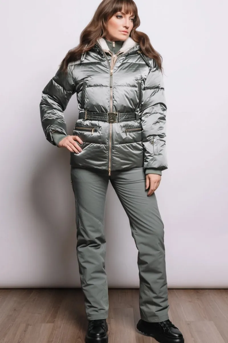 Clearance Lyra Shearling & Down Ski Jacket Women Ski Jackets