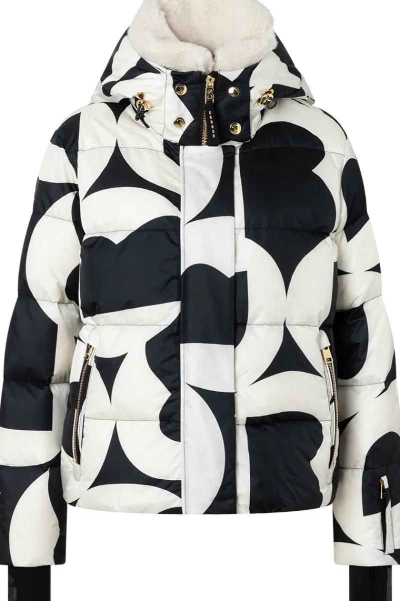 Clearance Maja Down Functional Ski Jacket - B Print Women Ski Jackets