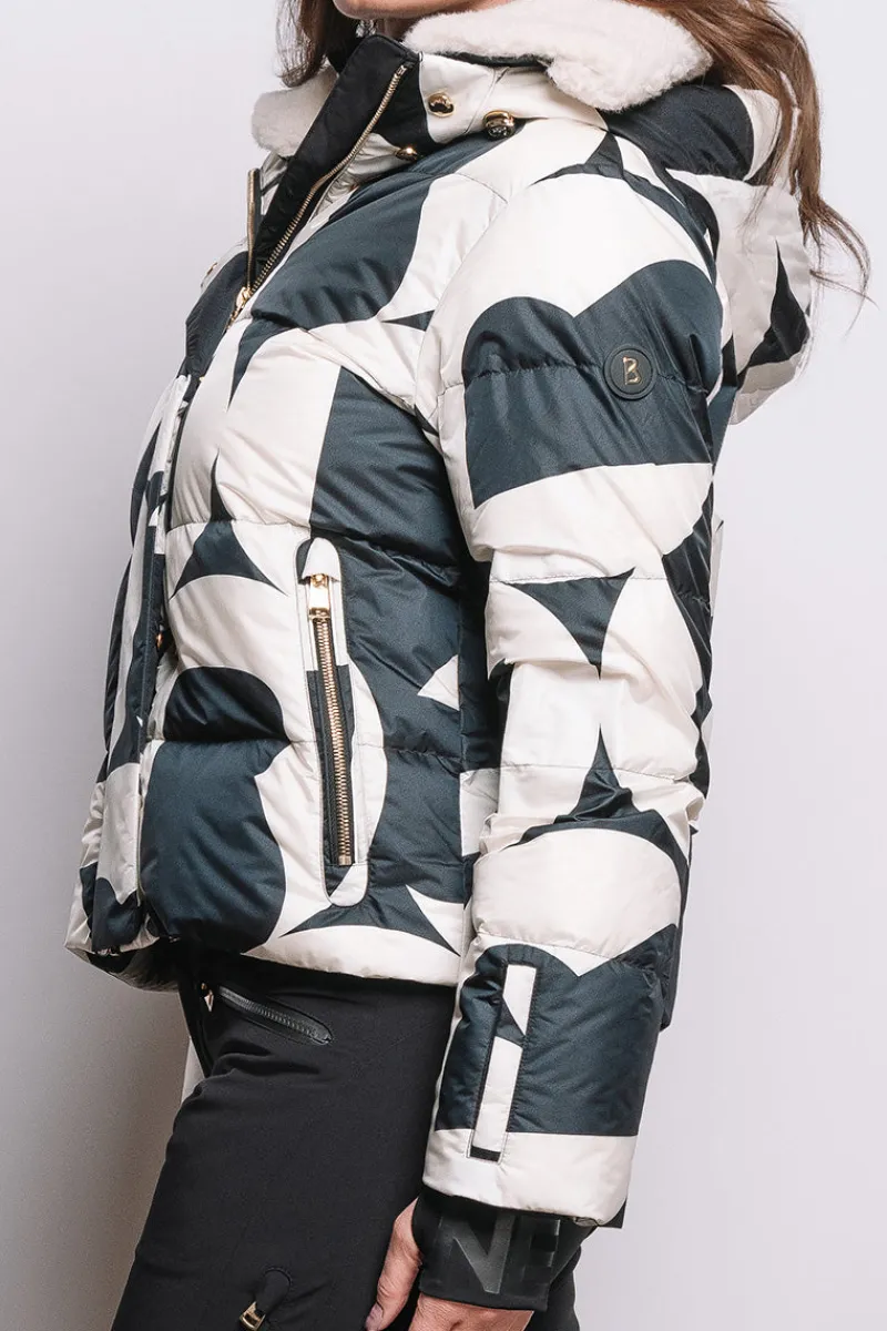 Clearance Maja Down Functional Ski Jacket - B Print Women Ski Jackets