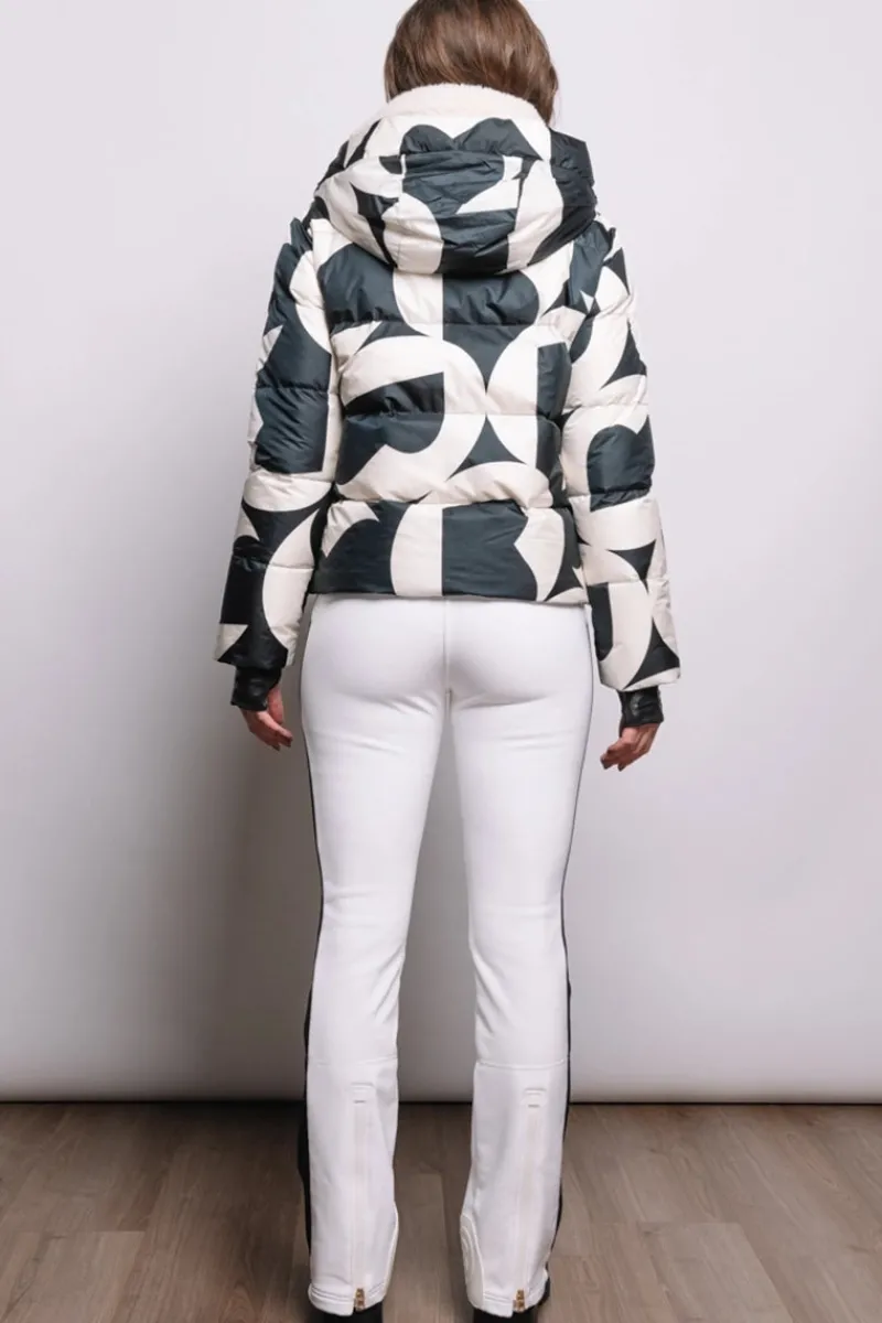 Clearance Maja Down Functional Ski Jacket - B Print Women Ski Jackets