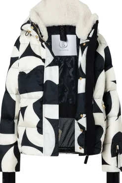 Clearance Maja Down Functional Ski Jacket - B Print Women Ski Jackets