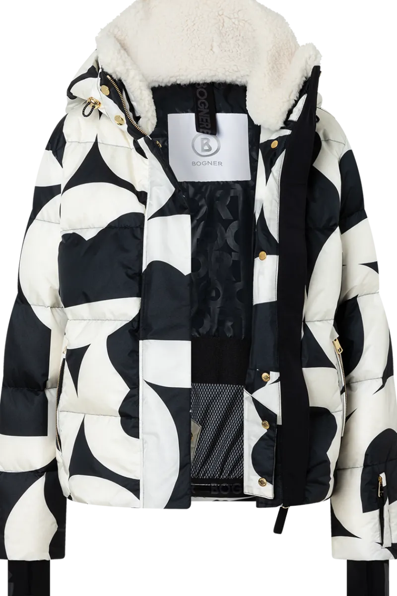 Clearance Maja Down Functional Ski Jacket - B Print Women Ski Jackets