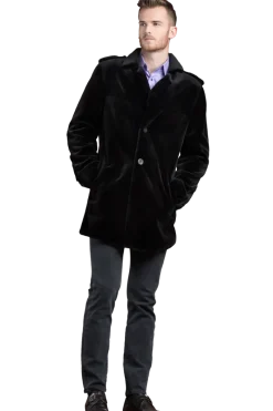 New Men's Sheared Mink Fur Jacket Women Furs And Shearlings|Mink