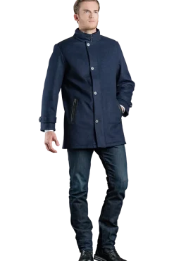 Discount Men's Cashmere Sheared Mink Fur Lined Jacket Furs And Shearlings
