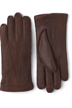 Clearance Men's Peccary Handsewn Cashmere Lined Gloves Gloves