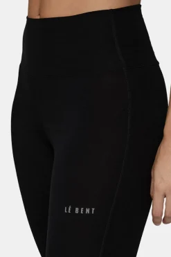 Best Merino Midweight 3/4 Base Layer Bottom Women Ski Layers