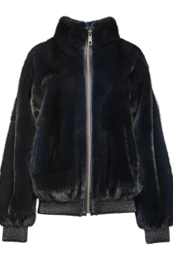 Outlet Mink Fur Bomber Jacket Women Mink|Fur Jackets
