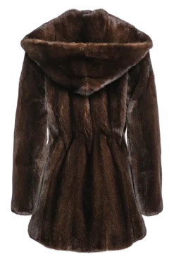 Outlet Natural Mink Shaped Fur Jacket Women Fur Jackets