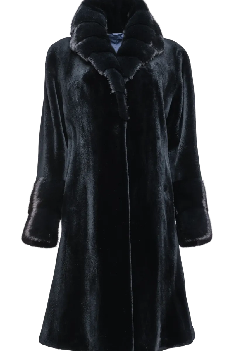 Online Sheared & Long Haired Mink Fur Coat Women Mink|Fur Coats