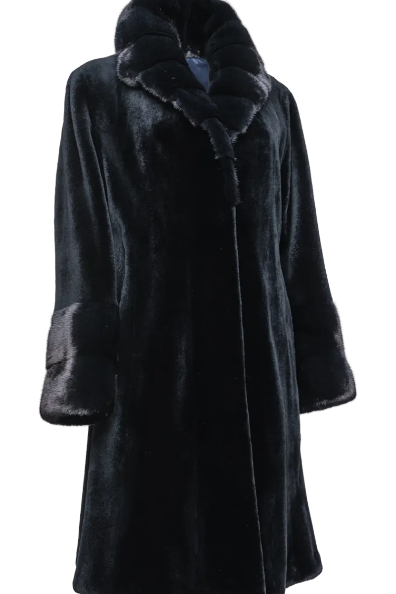 Online Sheared & Long Haired Mink Fur Coat Women Mink|Fur Coats