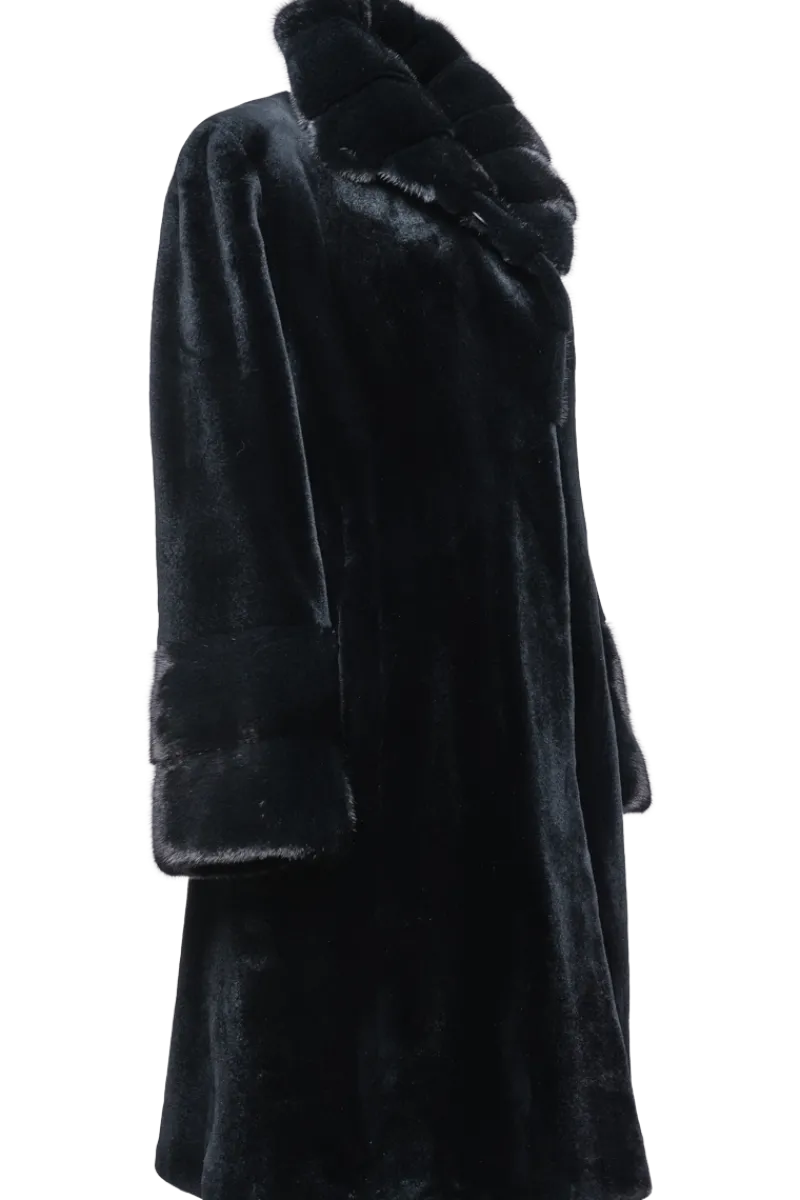 Online Sheared & Long Haired Mink Fur Coat Women Mink|Fur Coats