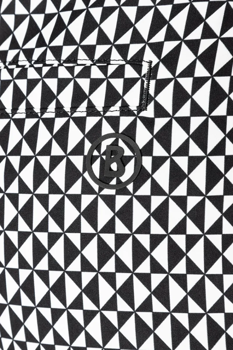 Outlet Nessi Functional Golf Pants - Black Print Women All Golf Clothes
