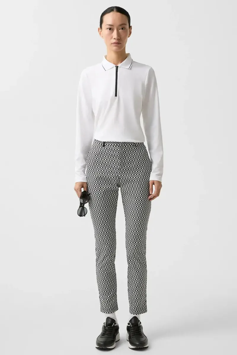 Outlet Nessi Functional Golf Pants - Black Print Women All Golf Clothes