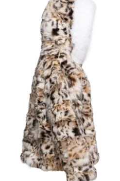 Clearance Patchwork American Lynx & Fox Fur Parka Women Lynx|Fur Jackets