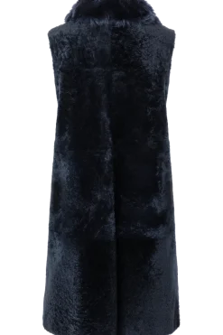 Sale Pepita Reversible Leather & Shearling Vest Women Lamb