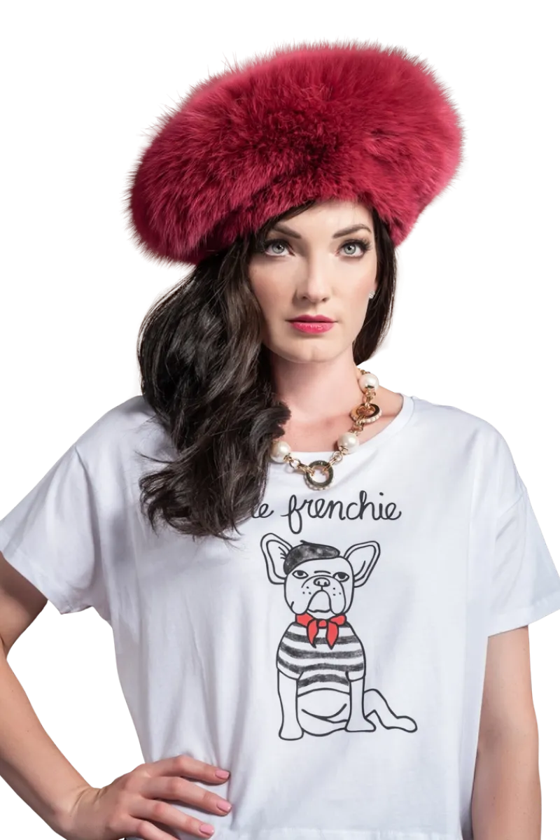 Hot Perforated Fox Fur Hat Women Hats|Fox