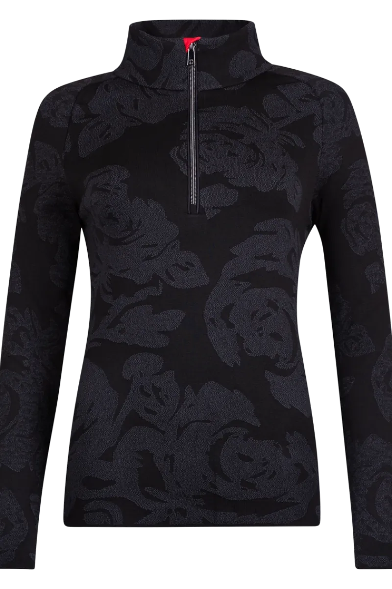 Clearance Planica Knitted Half Zip First Layer Sweater Women Ski Layers