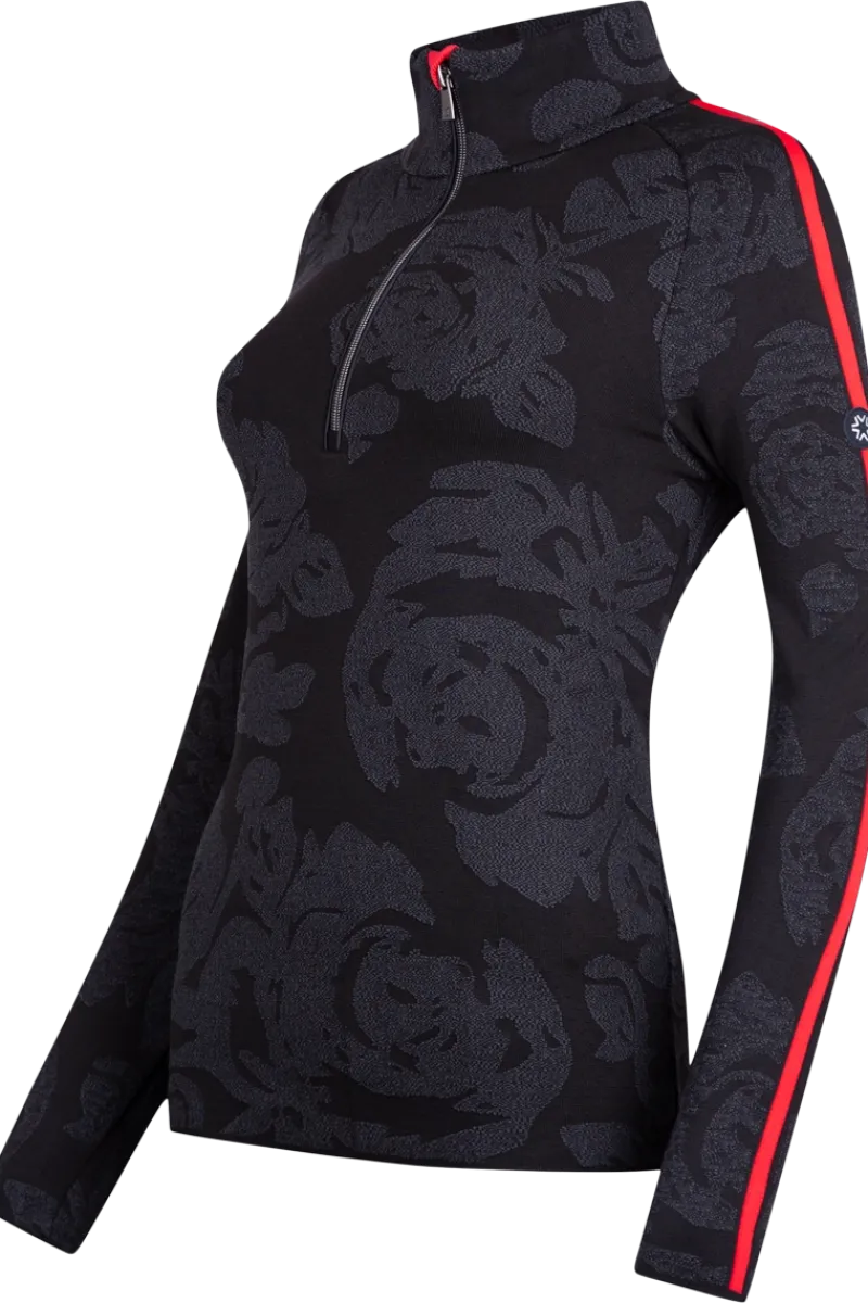Clearance Planica Knitted Half Zip First Layer Sweater Women Ski Layers