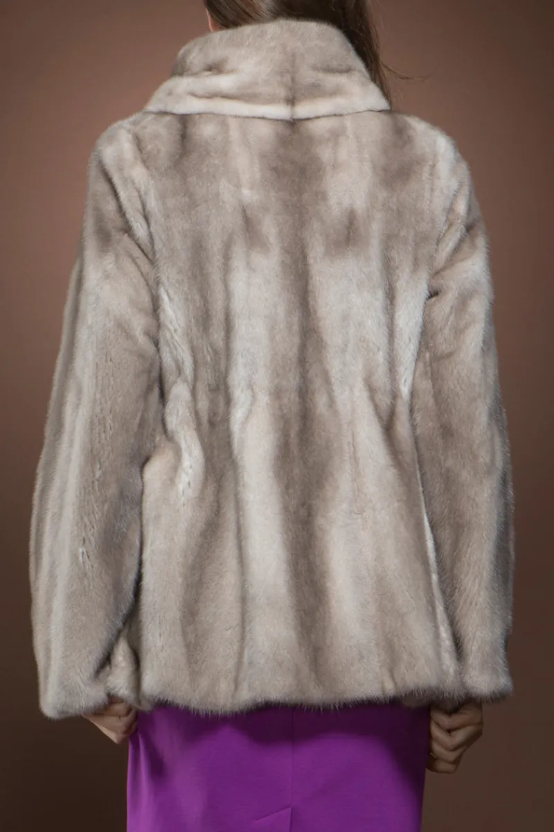 Platinbold Mink Fur Jacket Women Fur Jackets